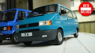 ⛔️ VW Bus T4 Caravelle 🚗 in 1:18 🚘 by KK-Scale ⛔️