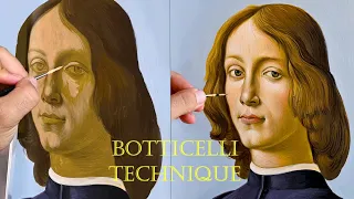 Botticelli's Technique - Egg Tempera