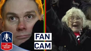 Fans React as United Score 4 Against Yeovil | Fan Cam | Emirates FA Cup 2017/18