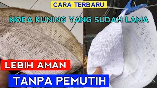 Cara menghilangkan noda kuning yang sudah lama - Tips laundry sederhana