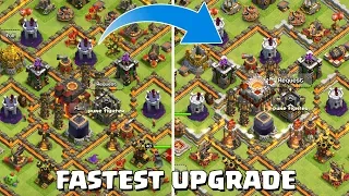 Fastest Upgrade Ever Clash of Clans - COC