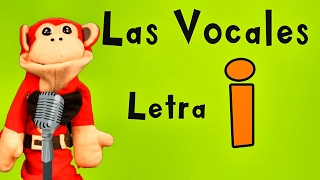 La Canción de las Vocales - A E I O U - Letra i  - Show del Mono Sílabo - Canciones Infantiles