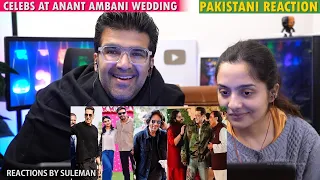 Pakistani Couple Reacts To Celebs & Family Arrive At Anant Ambani Pre Wedding Bash | Ambani Wedding