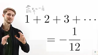 Does 1+2+3+...=-1/12?