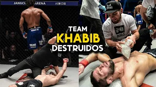 7 veces que DESTRUYERON a peleadores del Team Khabib