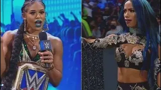 Sasha banks, Bianca belair Segment Smacdown : August 6, 2021