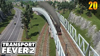 Transport Fever 2 game, We are making a dedicated passenger railway branch | Series 20