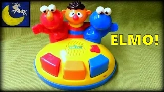 Rare Sesame Street Elmo's Giggle Gang Piano Singing Toy with Elmo, Ernie & Cookie Monster