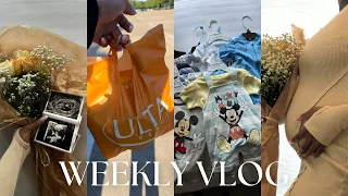 weekly vlog | i’m pregnant! self care + ulta haul + baby shopping | jazzie lyric