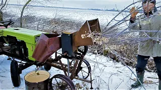 Їдемо по безкоштовні дрова. Подрібнювач гілок до мототрактора