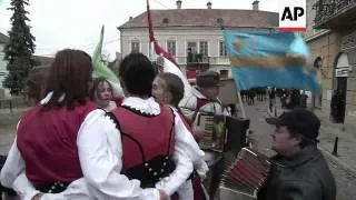 Ethnic Hungarians in Romania mark national day