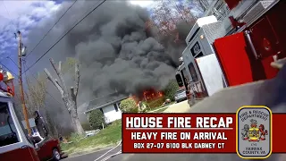 HEAVY FIRE on Arrival • House Fire Incident Recap