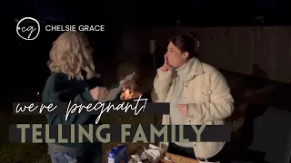 TELLING OUR FAMILY & FRIENDS WE'RE PREGNANT!