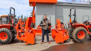 K64 vs K74 Kubota Snowblower Comparison!