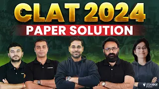 CLAT Previous Year Question Paper 2024 Analysis [Detailed Solution] | CLAT Exam 2024