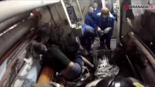 Челябинские спасатели высвободили руку рабочего из металлических валов