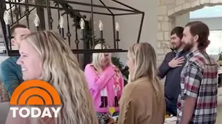Family pranks new boyfriend by reciting pledge before dinner