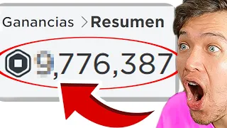 ¿CUANTO GANÉ con MI JUEGO DE ROBLOX?! 😱🤑