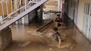 Flash floods due to unusually heavy seasonal rains kill dozens in Afghanistan