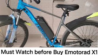 Emotorad X1 review after use | Emotorad X1 best electric cycle | Best electric cycle under 25000