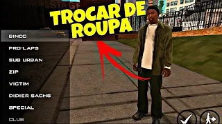 MOD TROCAR DE ROUPA EM QUALQUER LUGAR - GTA SAN ANDREAS - ANDROID