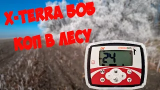 MINELAB X-TERRA 505 РЕАЛЬНЫЙ КОП И СИГНАЛЫ В ЛЕСУ