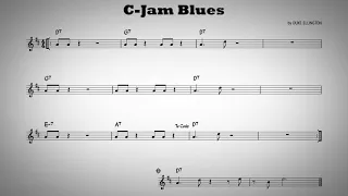 C Jam blues - Play along - Bb instruments