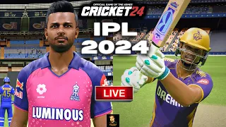 IPL 2024 RR vs KKR T20 Match - Cricket 24 Live - RtxVivek