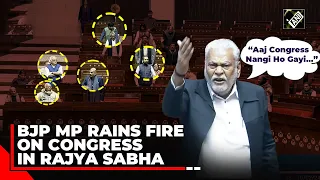 "Congress Nangi Ho Gai..." BJP MP rains fire in Rajya Sabha over ‘insulting’ Chaudhary Charan Singh