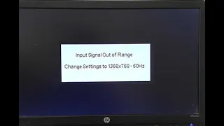 input signal out of range change settings to 1366x768-60hz windows 7# 100% Approved# Shopno tv