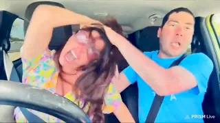 Elisa Jordana Abuses Man In Car Then He Fights Back…