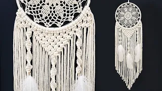 DIY Tutorial l Macrame Boho Dreamcatcher