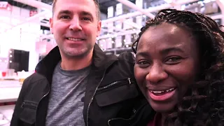 Ghanaian lady teach her husband how to speak the Ghanaian language Ga.