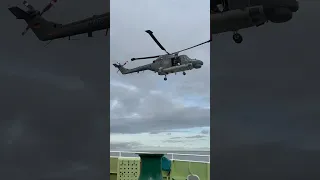 Winch exercise of a German Navy Sea Lynx Mk88A