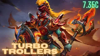 7.35C  Huskar Tank Everything Build - Dominate Most All Matchups in Dota 2 Turbo