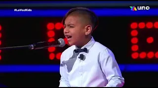 La Voz Kids 2022-Job Adan-Audiciones a ciegas