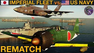 REMATCH Modern US Carrier Group vs WWII IJN Pearl Harbor Strike Group (Naval 44b) | DCS
