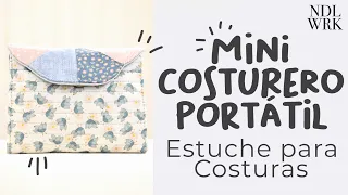 Mini Costurero Portátil - Estuche para Costuras - Foundation Paper Piecing (PATRÓN GRATIS)