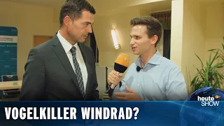 Klimaleugner und Windkraft-Gegner: Fabian Köster in Thüringen | heute-show vom 13.09.2019