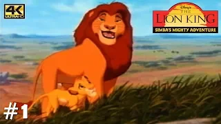 The Lion King: Simba's Mighty Adventure - Playthrough PSX / PS1 / PGXP / Widescreen 4k 2160p PART 1