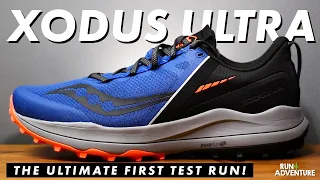 SAUCONY XODUS ULTRA First Run & First Impressions | Best Trail Running Shoes | Run4Adventure