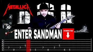 【METALLICA】[ Enter Sandman ] cover by Masuka | LESSON | GUITAR TAB