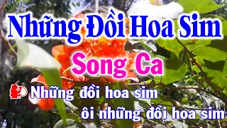 Karaoke Những Đồi Hoa Sim Song Ca Nhạc Sống l Nhật Nguyễn