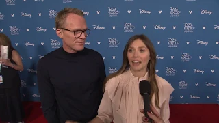 D23 Expo 2019: Disney+ Press Carpet (Marvel Studios, WandaVision - Paul Bettany, Elizabeth Olsen...)