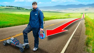 Crossing An Entire COUNTRY On An Electric Skateboard (part 1)