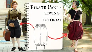 How to sew PIRATE PANTS | Pdf sewing pattern
