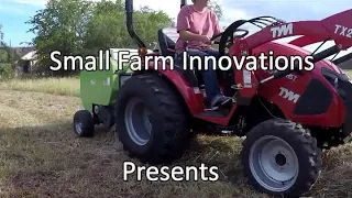 Mini Hay Baler from Small Farm Innovations