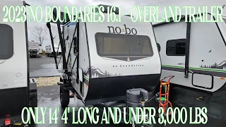 NEW 2023 No Boundaries 16.1 Overland Trailer By Forestriver RV @ Couchs RV Nation a RV Wholesaler