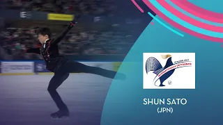 Shun Sato (JPN) | Men FS | Internationaux de France 2021 | #GPFigure