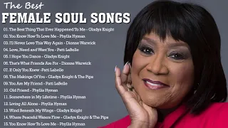 Best Female Soul Singers - 80's Soul - Patti Labelle, Phyllis Hyman, Dionne Warwick, Gladys Knight